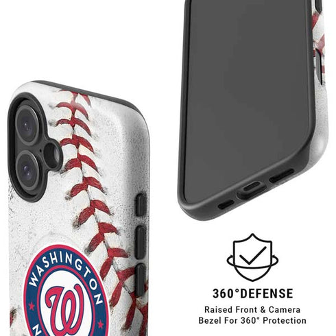 MLB Washington Nationals Game Ball iPhone 16 Plus Magsafe Impact Case